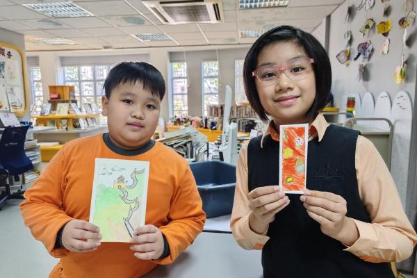 同學們製作的精美書籤1